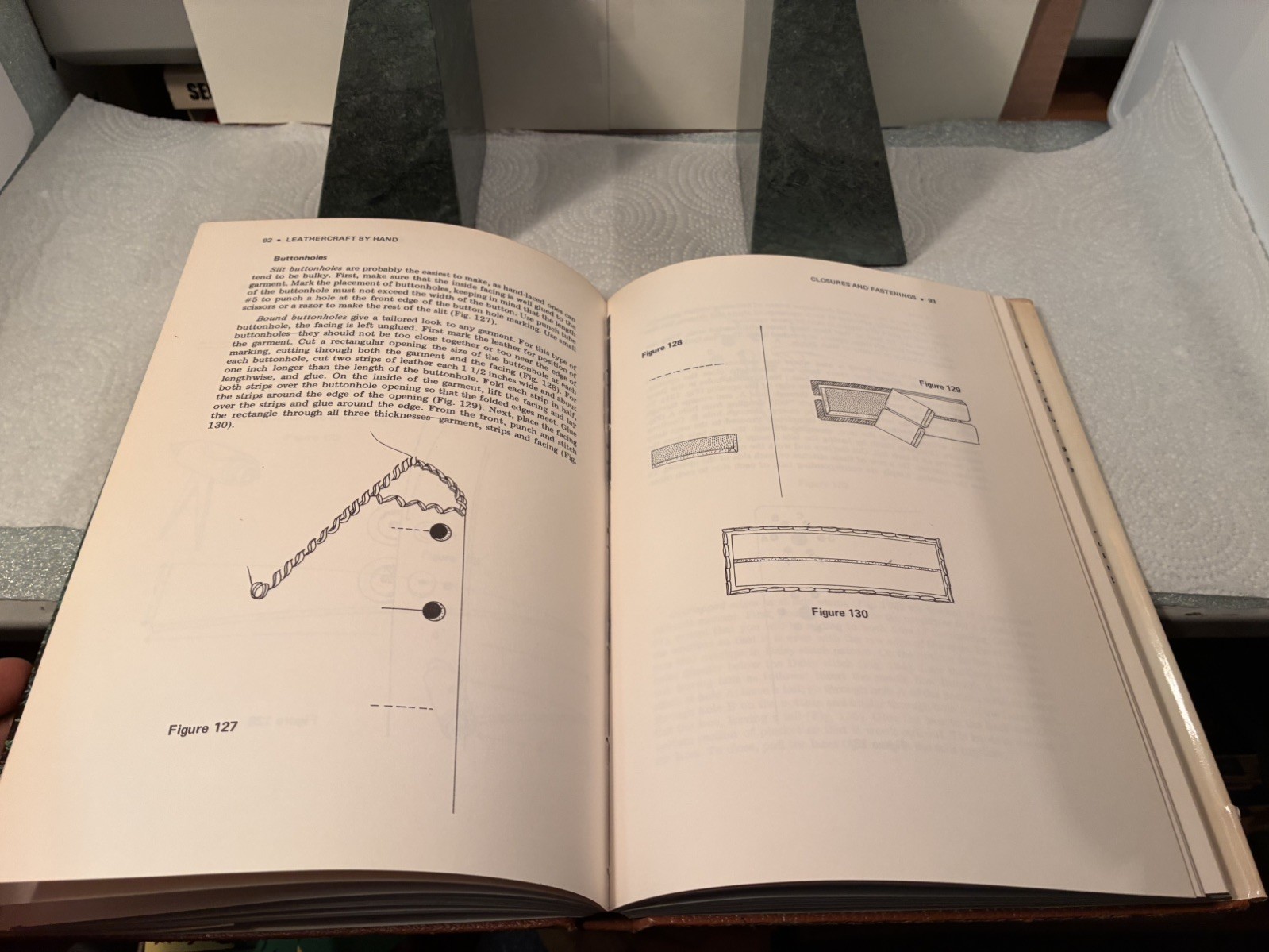 Rare Leathercraft By Hand Jan Faulkner 1973 Vintage Leather Sewing Craft Book