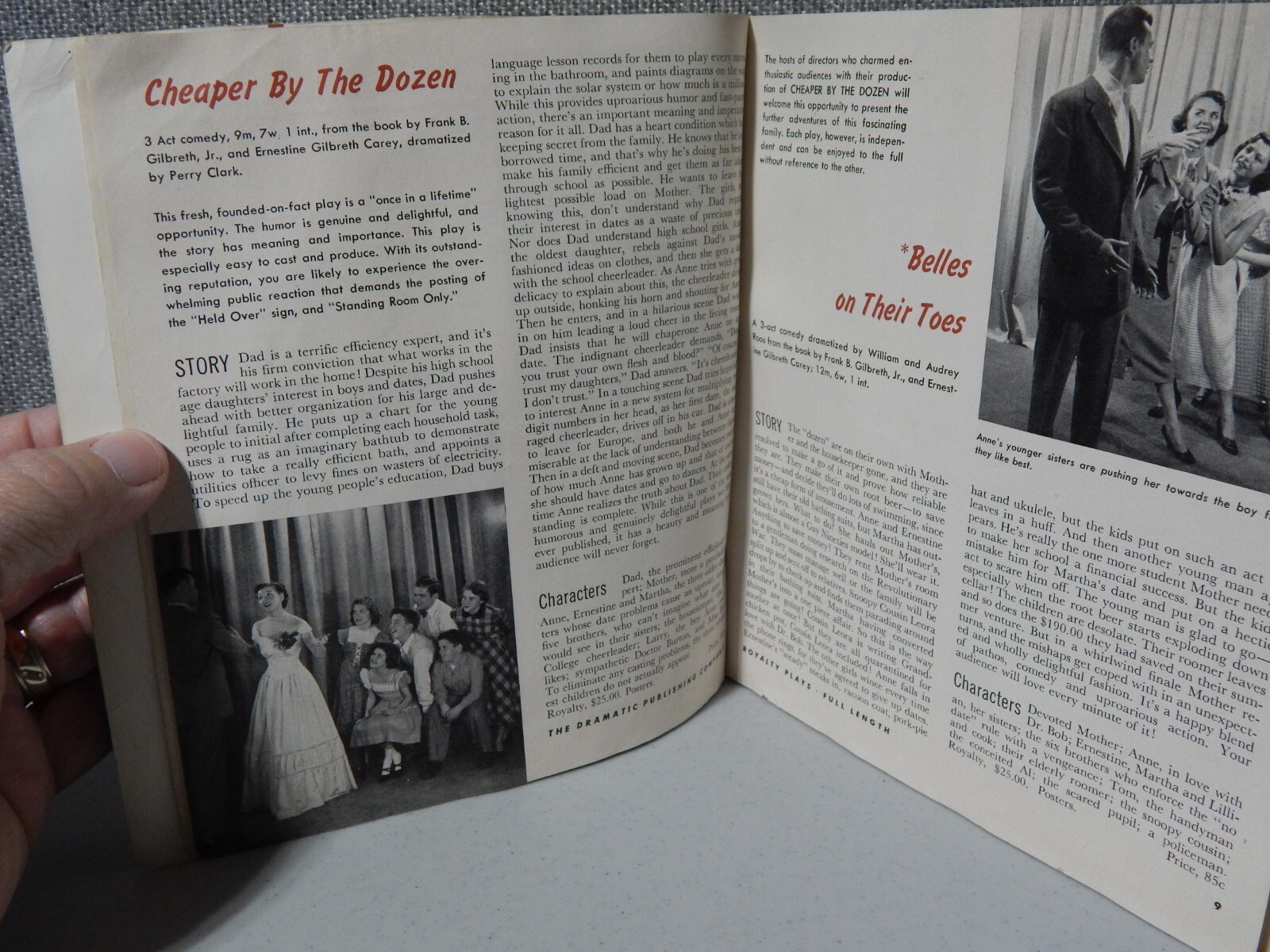 Rare – 1953 COMPLETE CATALOGUE OF PLAYS – Paperback Acceptable – 144 Pages