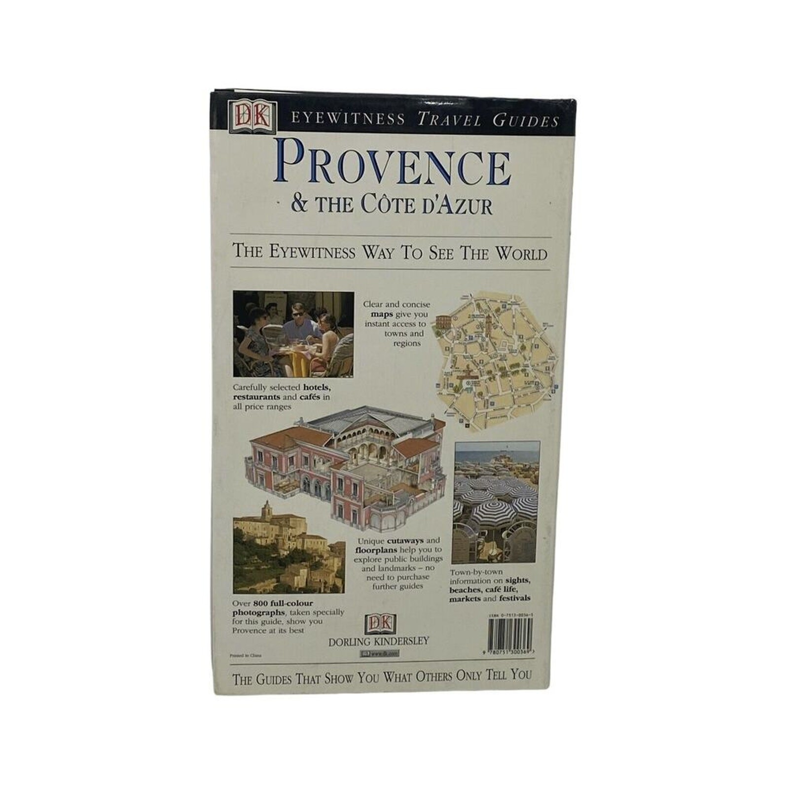 Provence & The Cote D’Azur: DK Travel Guides Revised 2001 Maps Photos 264 Pages