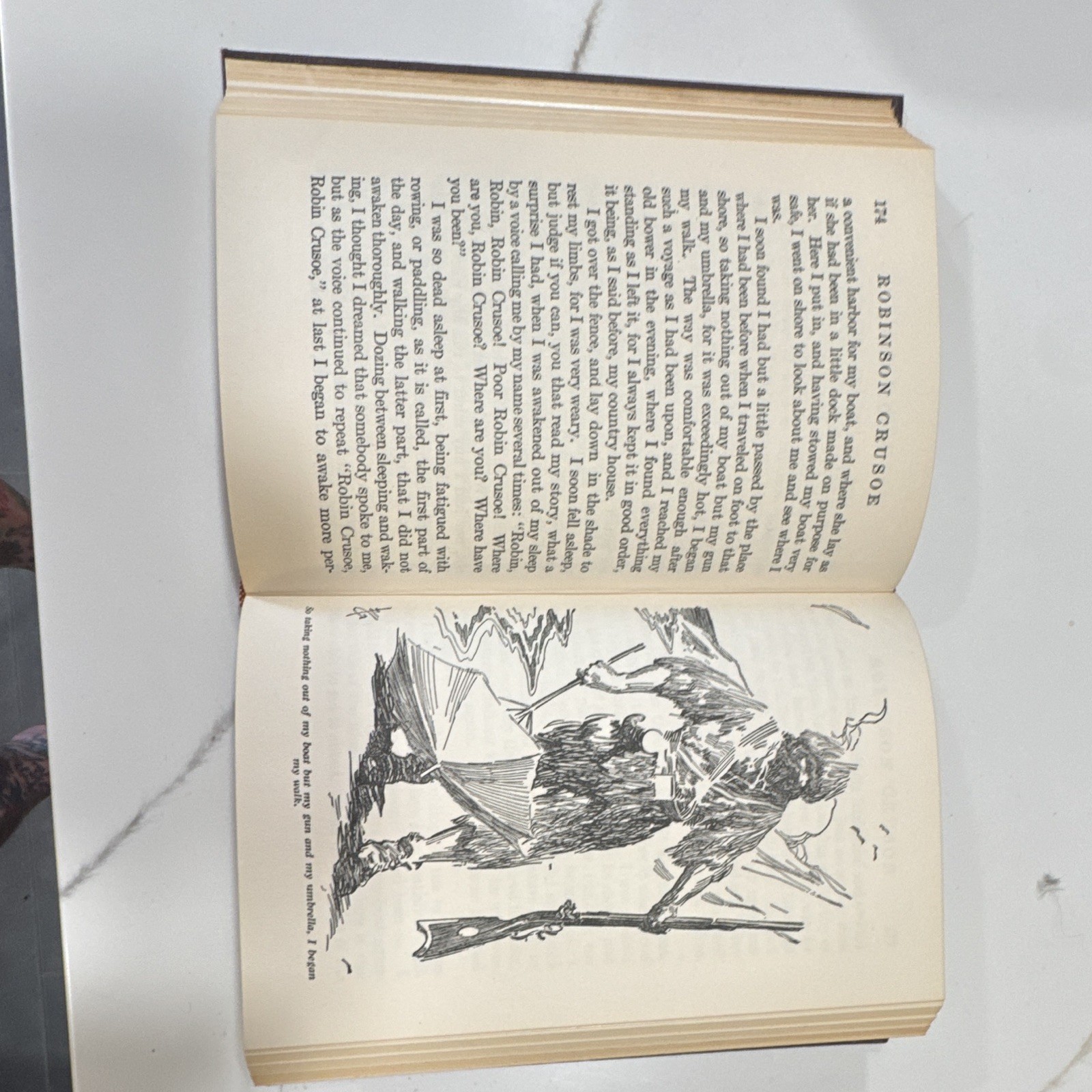 Robinson Crusoe 1925 Thus 1st edition Daniel Defoe HC Illustrated, Winston