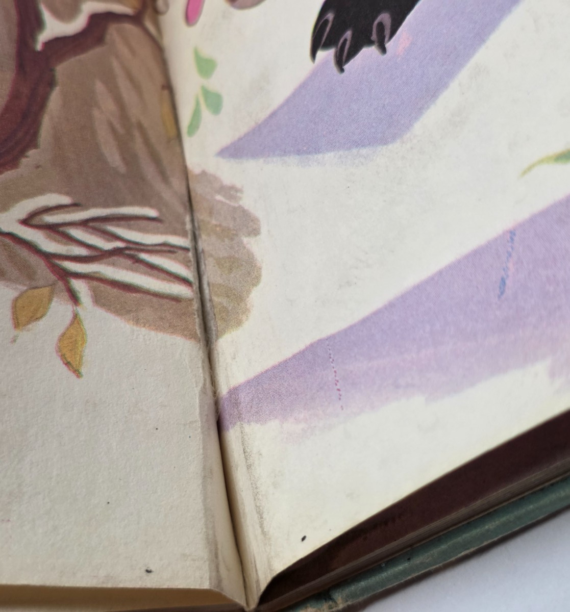 Vintage 1974 Disney Peter And The Wolf Hardcover Book Random House