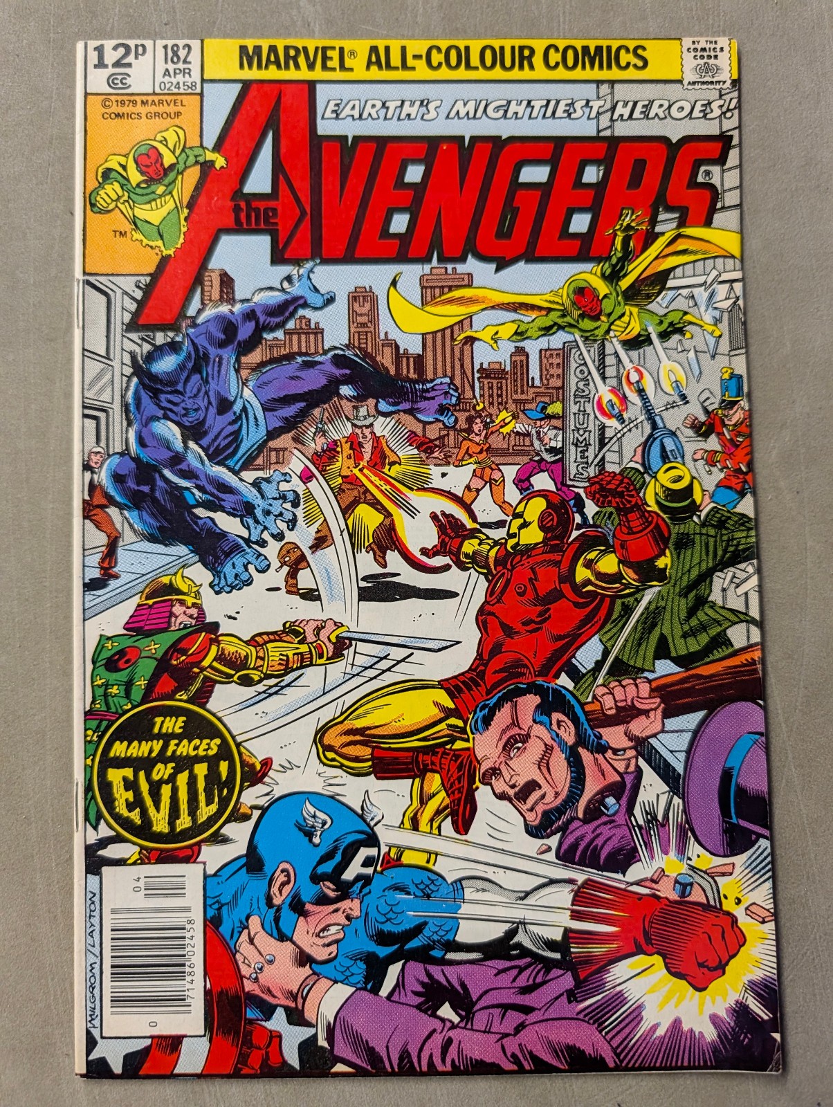Avengers #182, Marvel Comics, April 1979.
