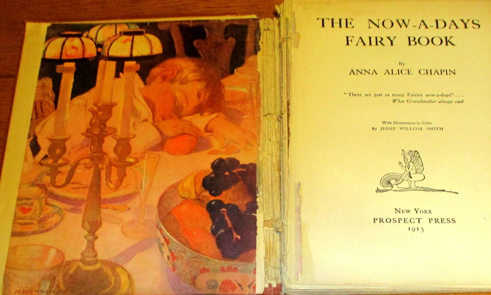 1913 The Now-A-Days Fairy Hardcover Book 159 Pages RARE!!!!