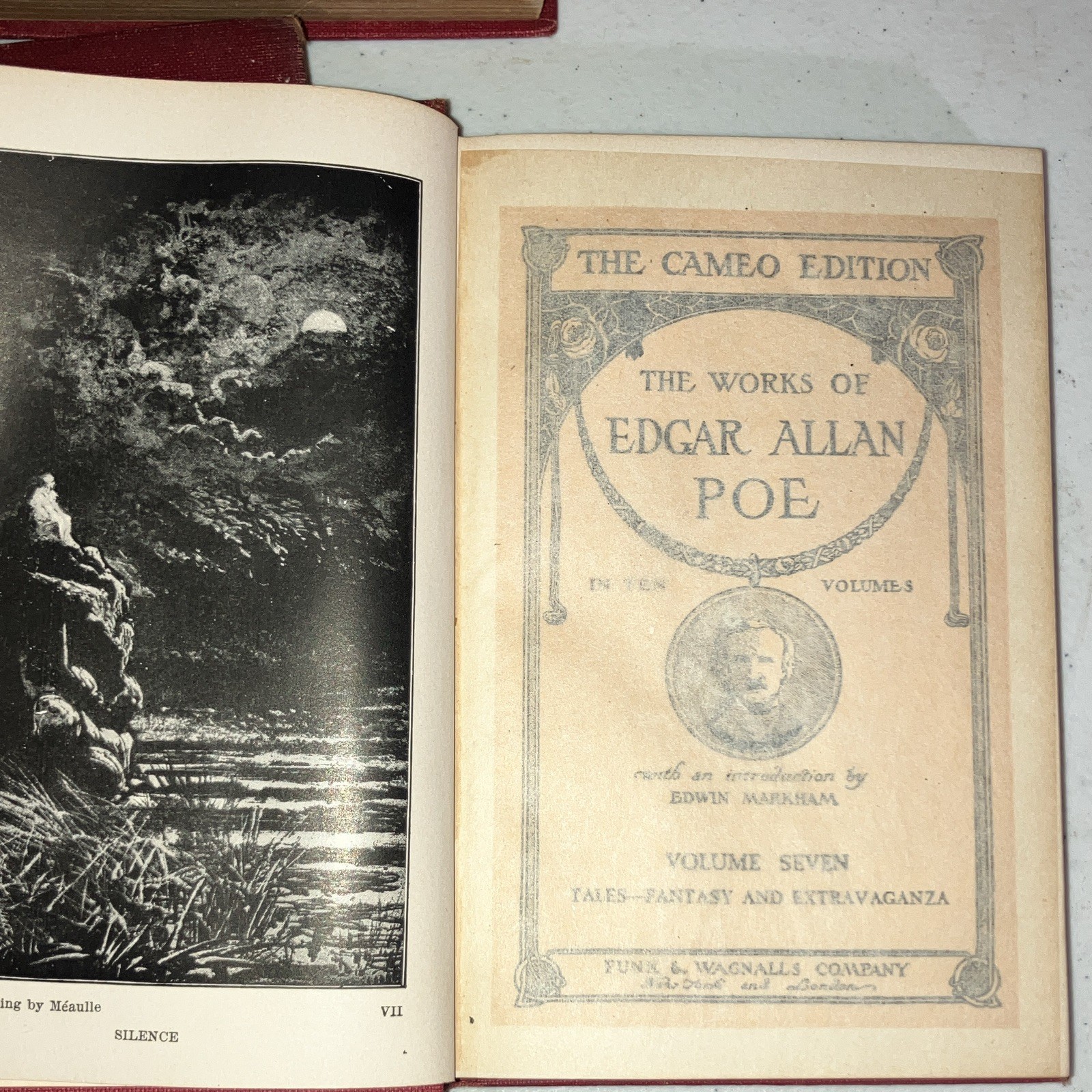 Edgar Allan Poe Cameo Edition Illustrated Set 1904 7 Volumes.The Cameo Edition
