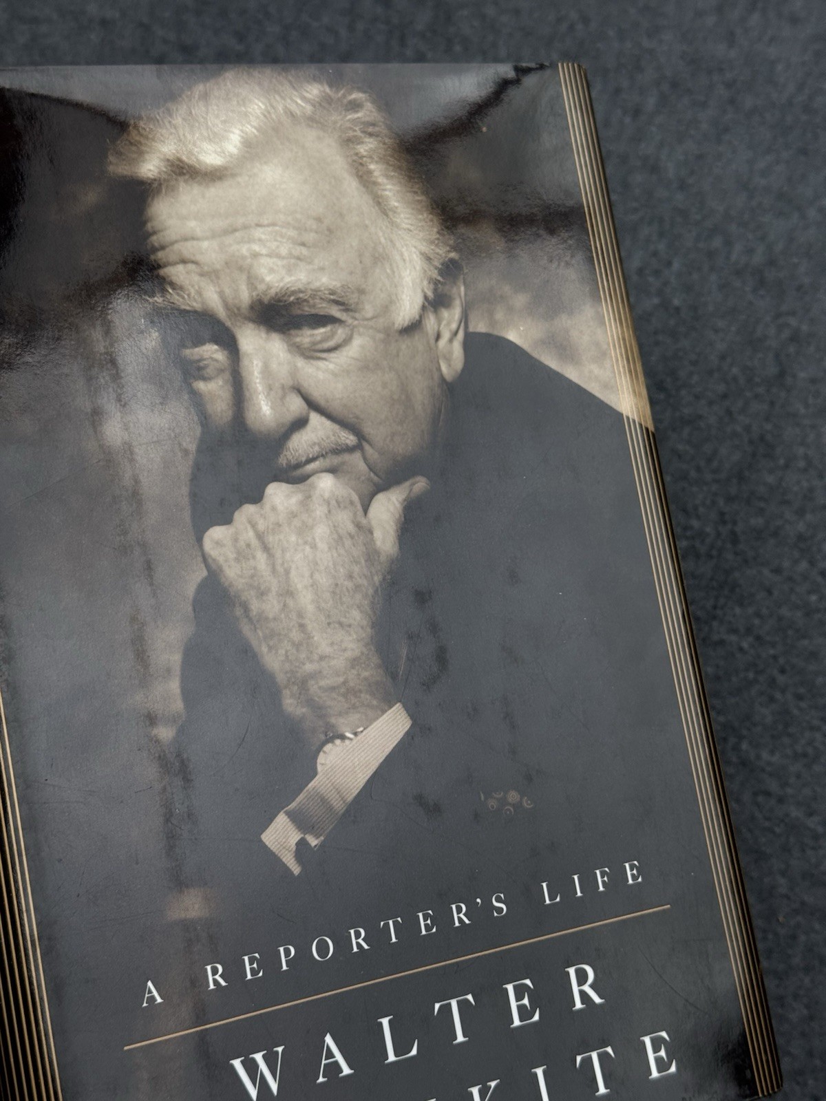 A Reporter’s Life Walter Cronkite 1996 HC DJ SIGNED 4th Print CBS News