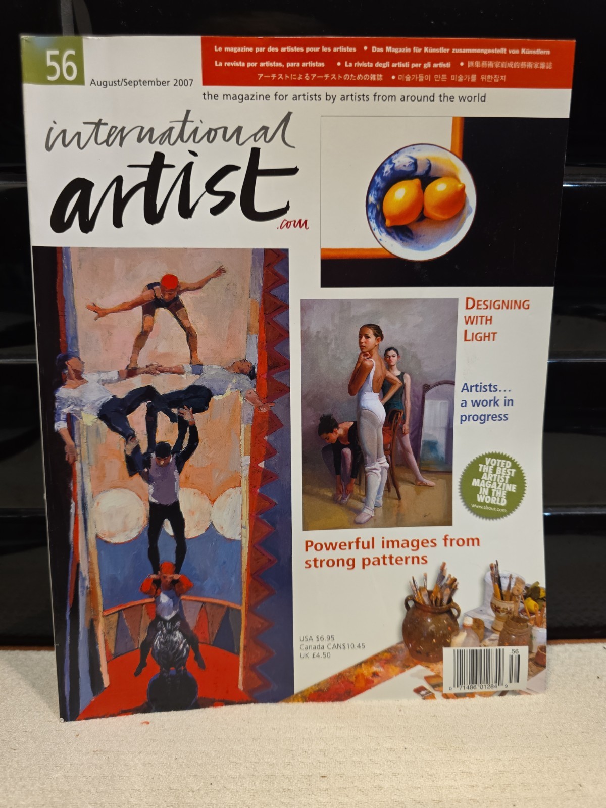 International Artist Magazine Lot of 12 Issues 2003-2009 Multi Media Tips EUC