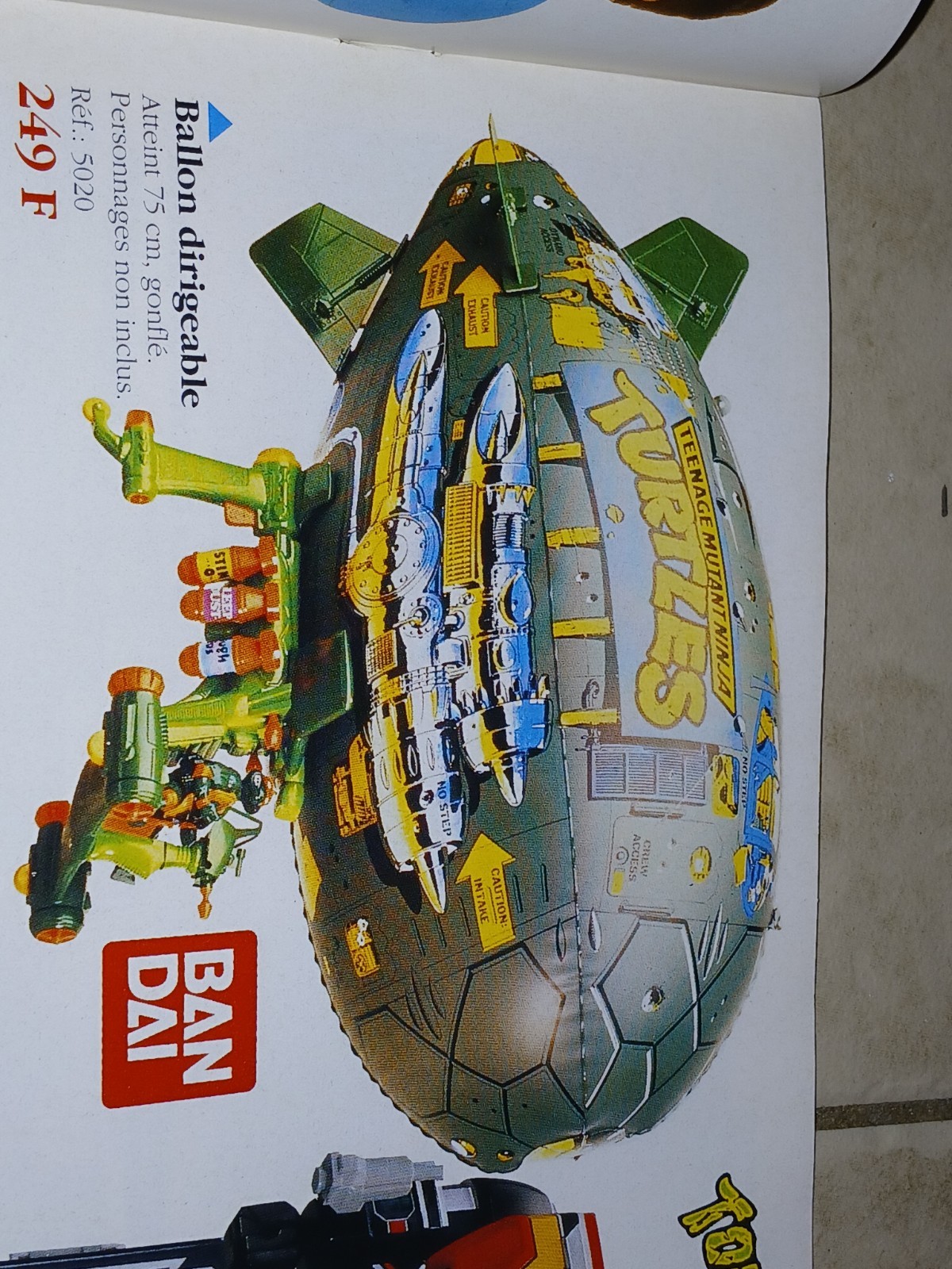 1991 Le Train Bleu Full Size Toy Catalog Full TMNT Toy Line Loaded 47 Pages