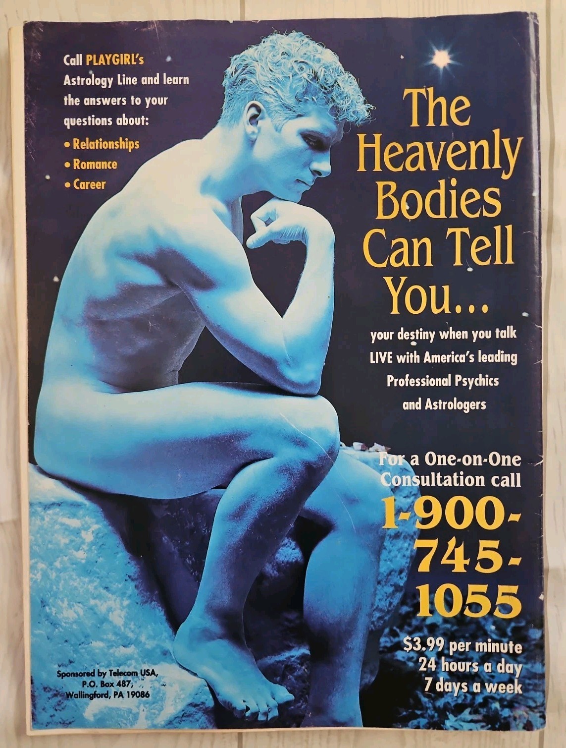 January 1994 Playgirl magazine Featuring Dweeezil Zappa