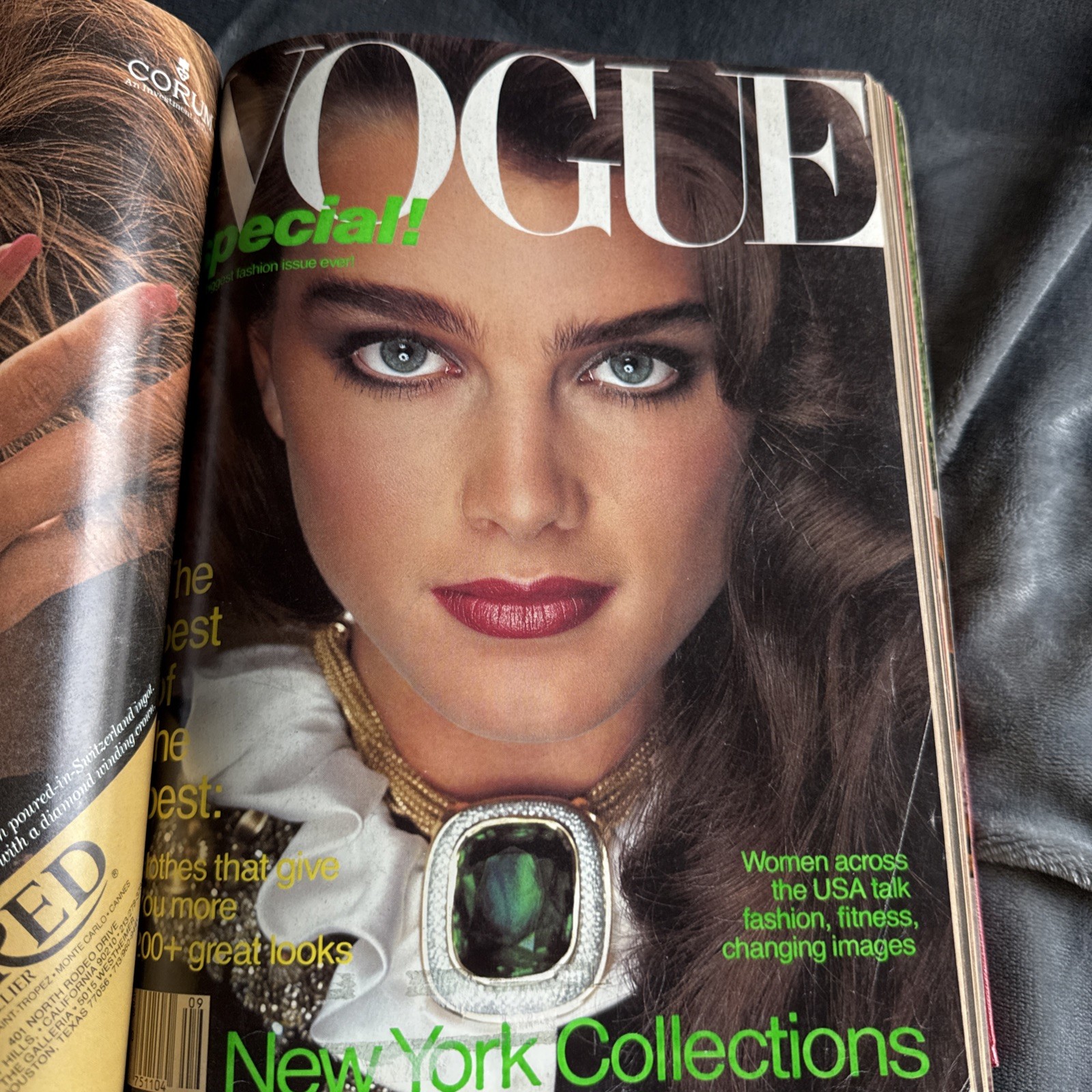 “Vogue Magazine Bound Set x 6 Issues” July-December 1981