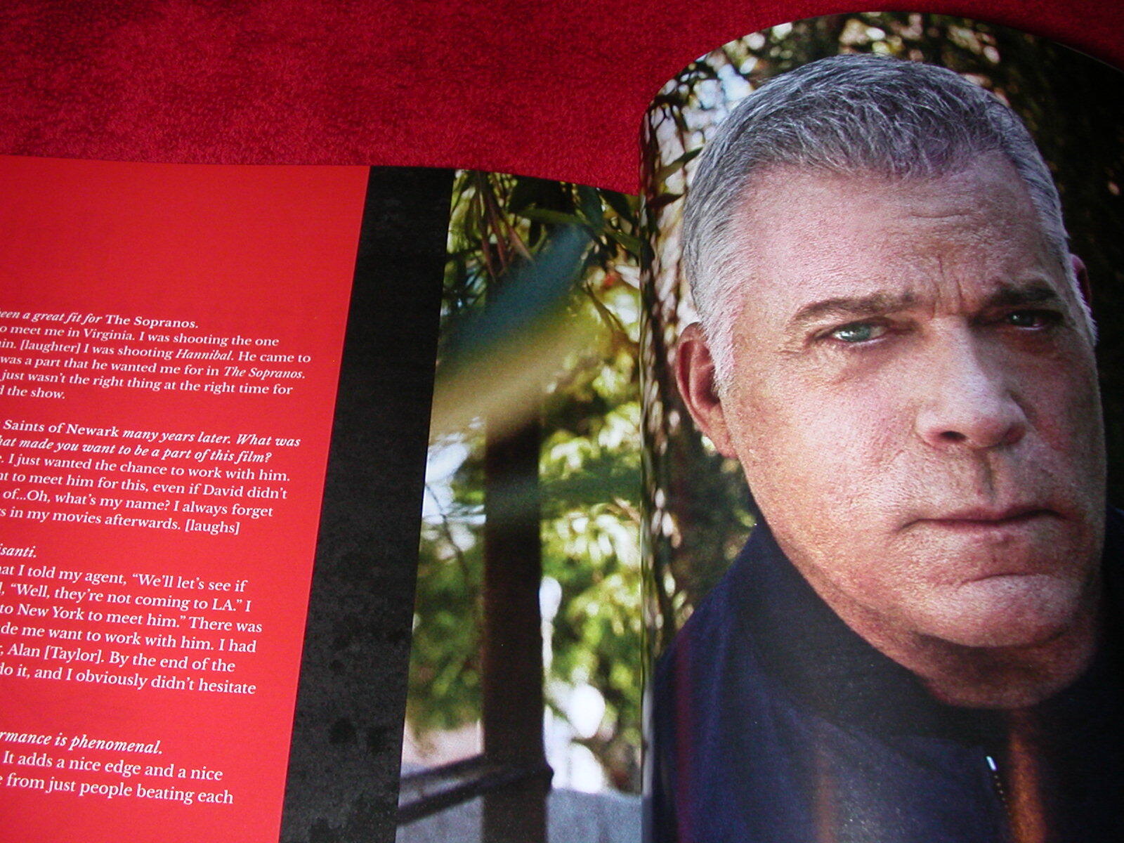 RAY LIOTTA Sept/Oct 2021 cover CIGAR & SPIRITS Magazine~Interview Article~Roles