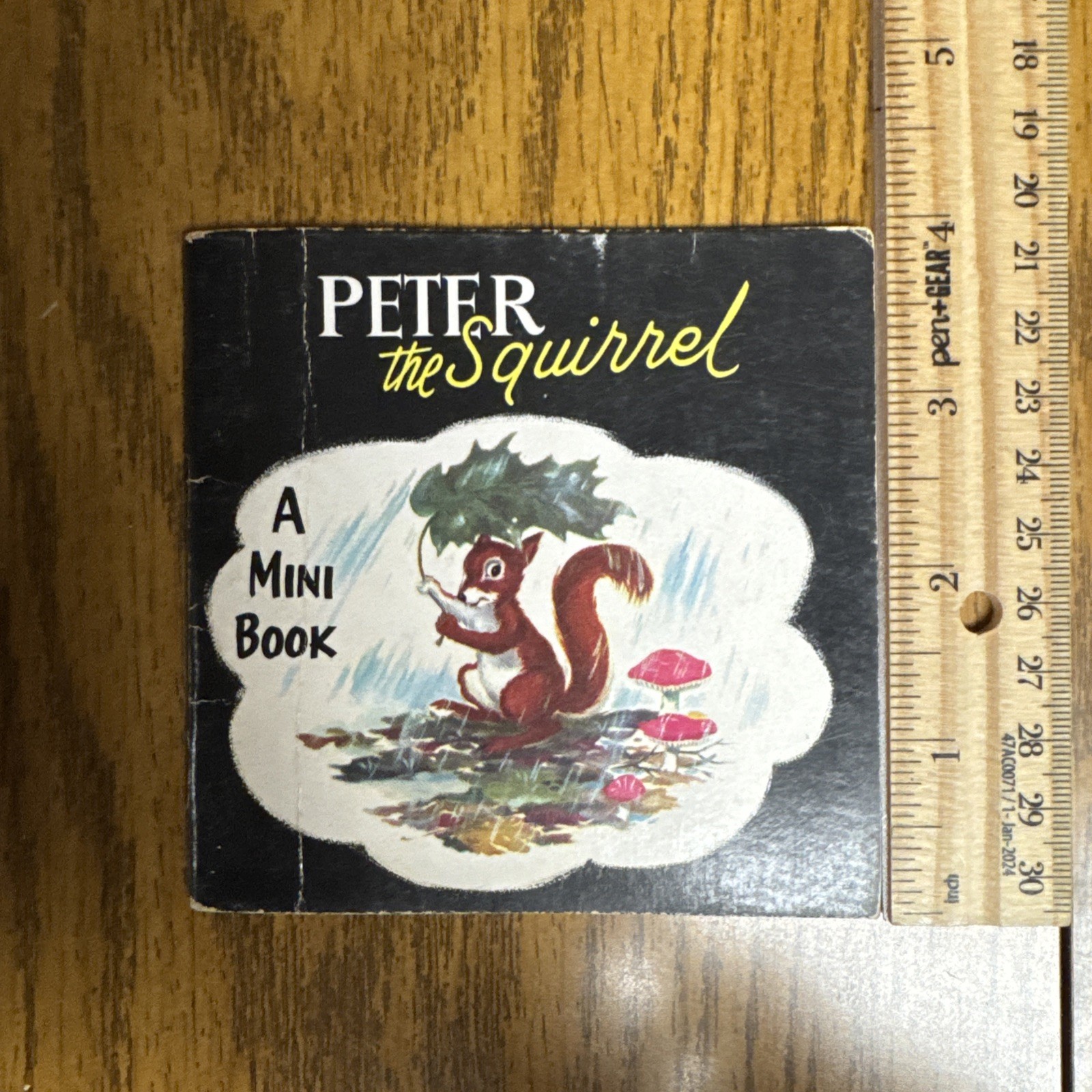 Vtg. A Mini Book – Peter the Squirrel