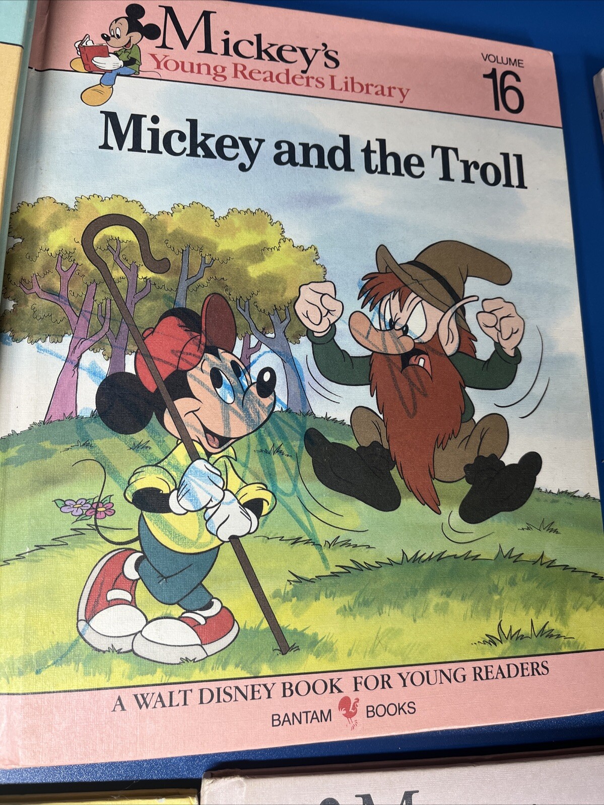 Walt Disney Fun-To-Read Library Lot Set Vintage 1986 1990 Book Hardcovers