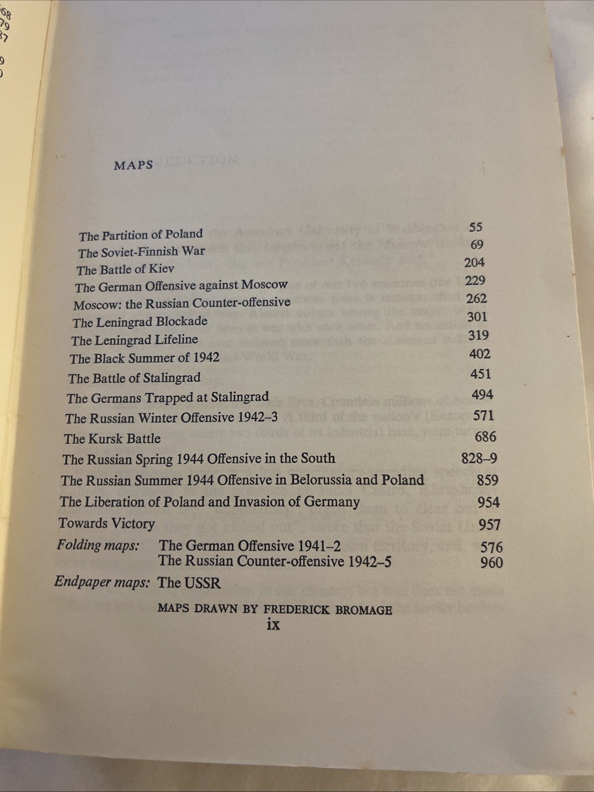 Russia at War 1941-1945 Alexander Werth HC DJ 1964 WWII Eastern Front History