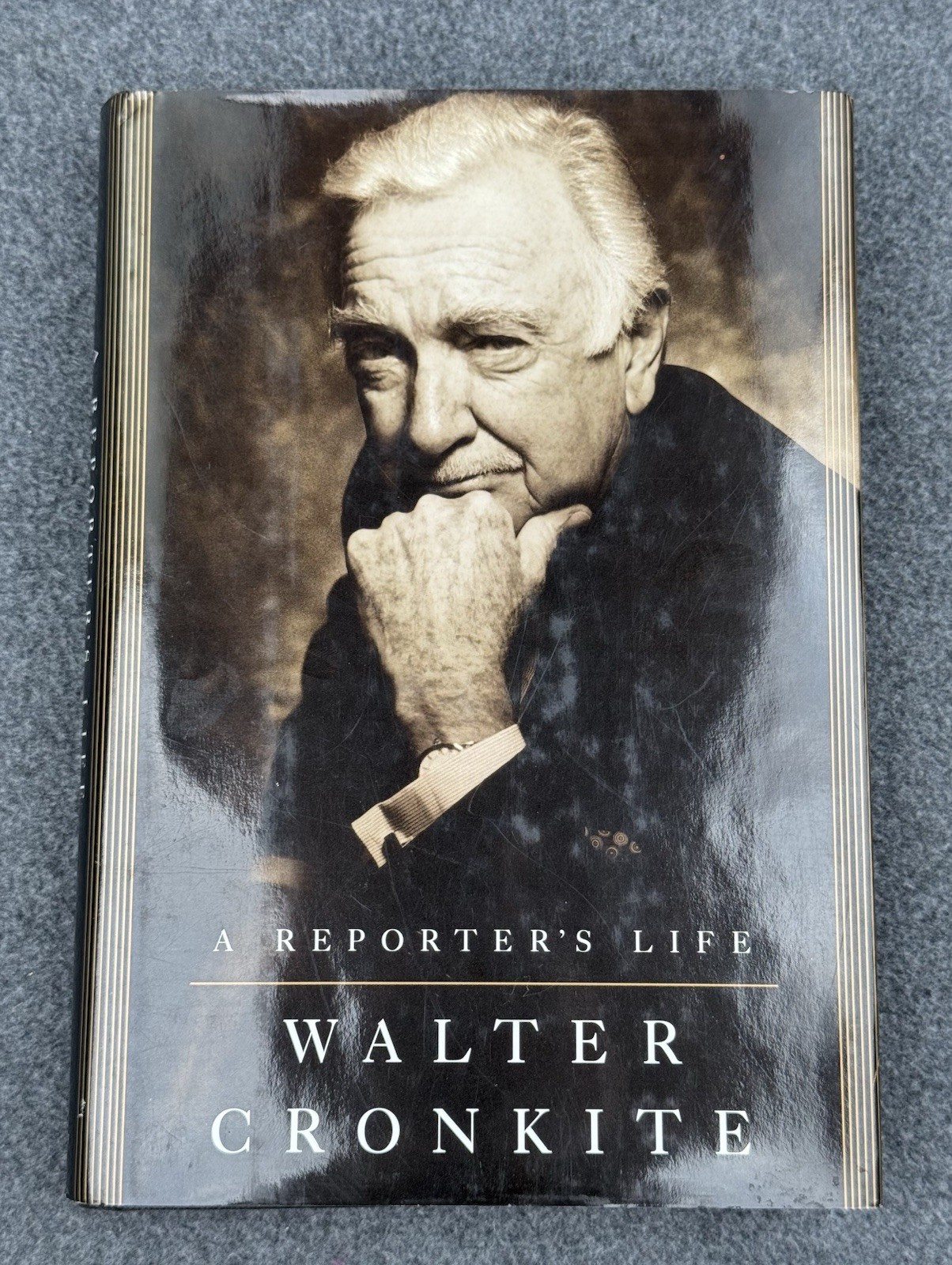 A Reporter’s Life Walter Cronkite 1996 HC DJ SIGNED 4th Print CBS News