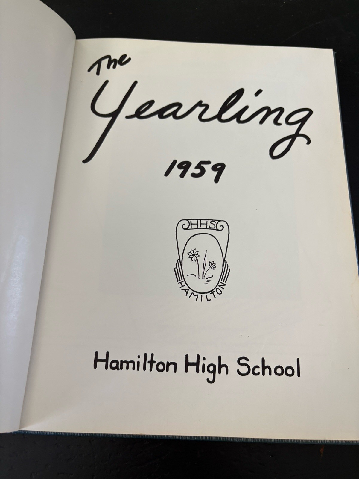 Vintage 1959 Hamilton High School Nevada Yearbook