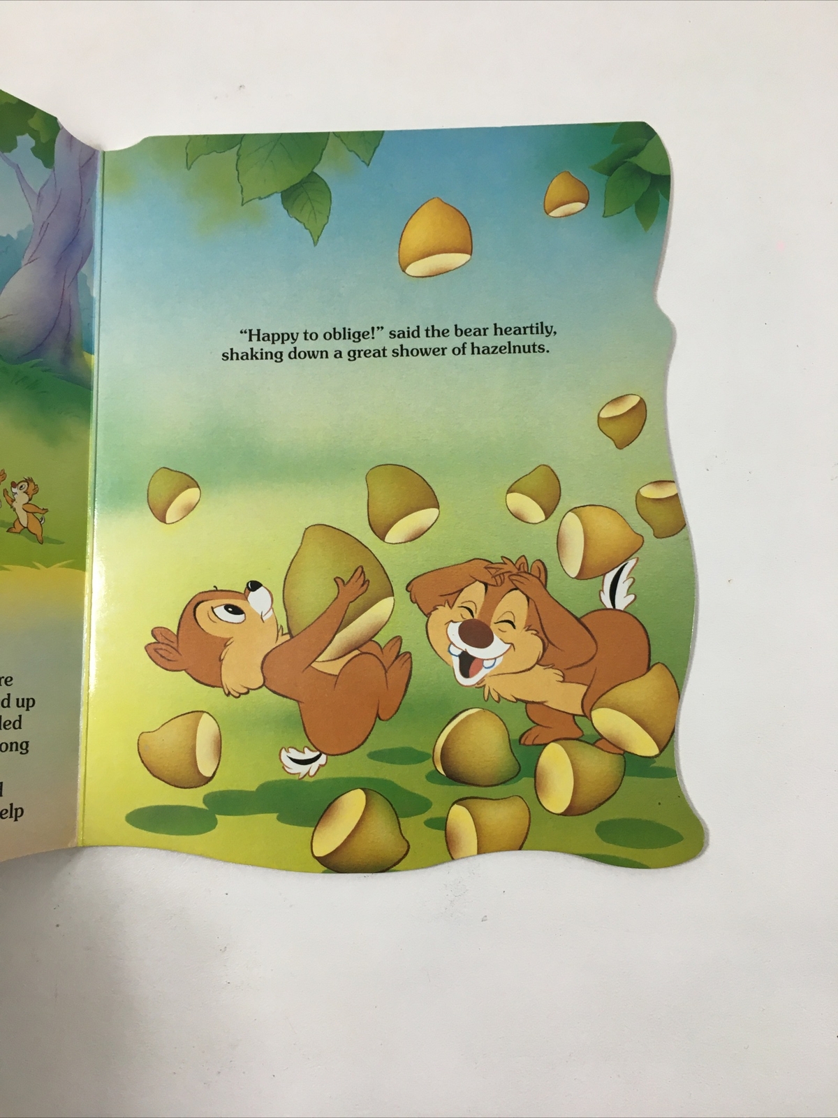 Chip ‘n’ Dale and the Bear – Disney (1989, Hardcover)