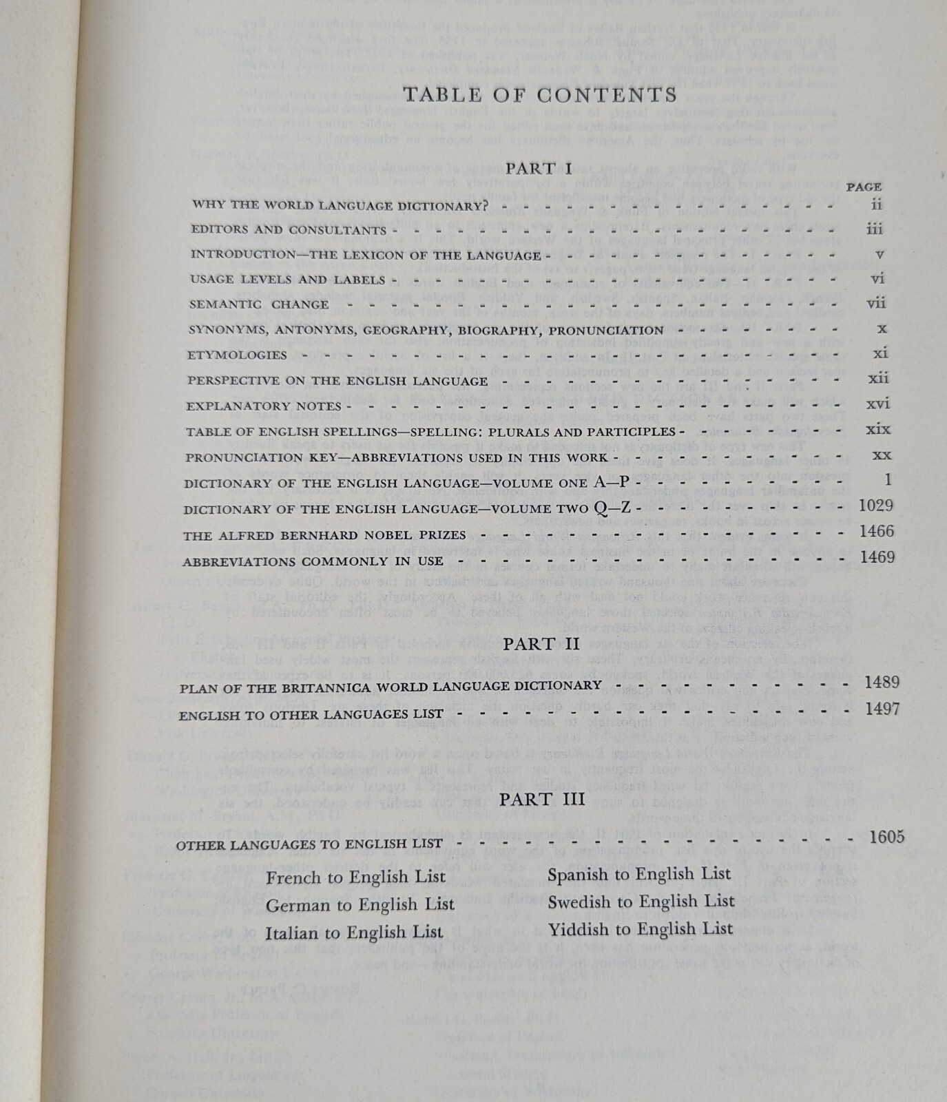 1964 Britannica World Language International Edition Funk Standard Dictionary