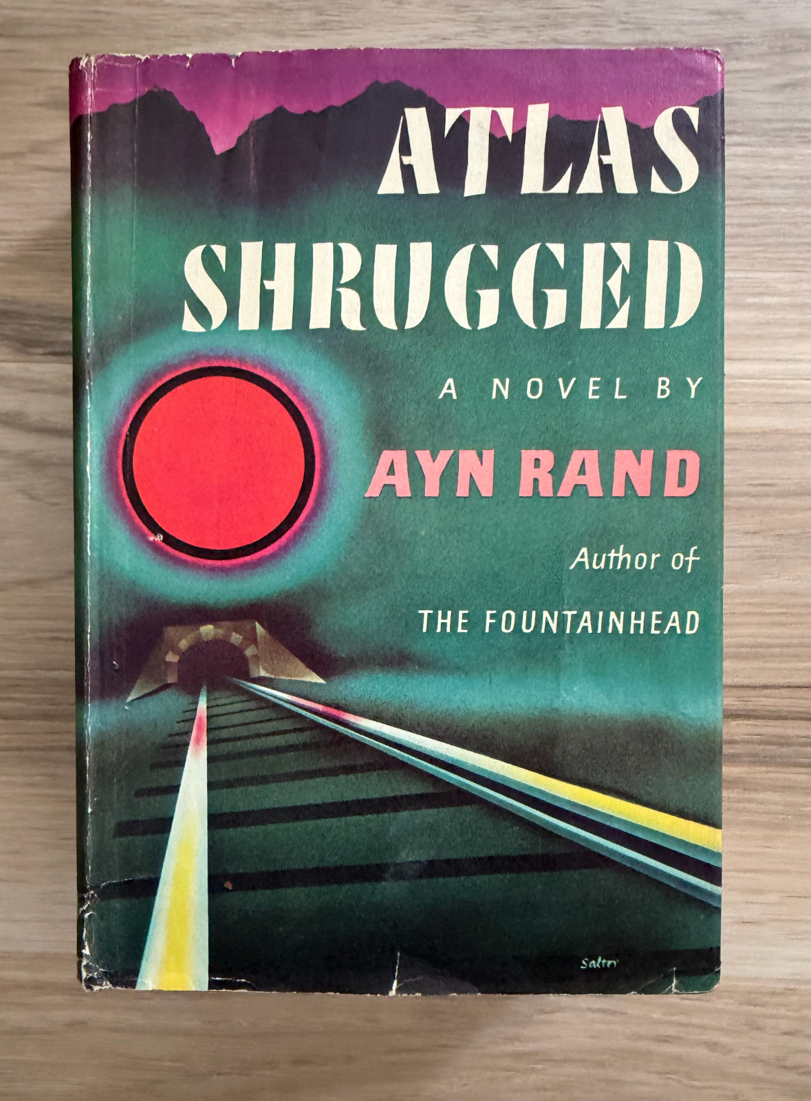Atlas Shrugged Ayn Rand 1957 1st Edition 10th Printing Random House Dust Jacket