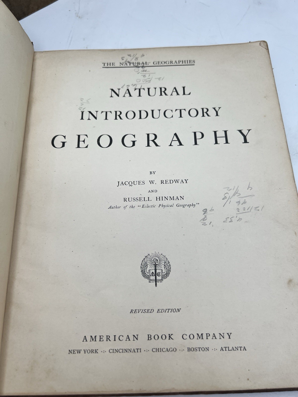 Lot 5 Antique Geography School Textbooks Harper’s Frye Redway Hinman c1900