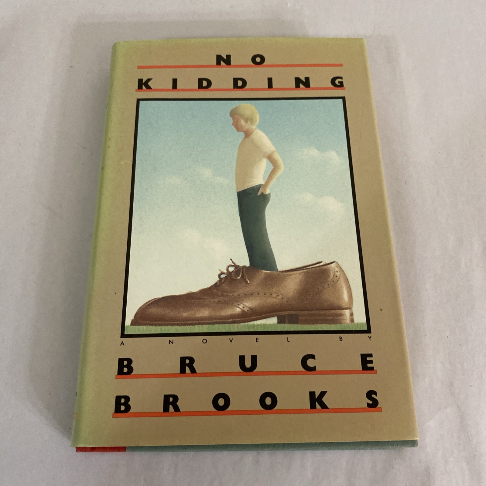 No Kidding Bruce Brooks 1989 Hardcover HC w/Dust Jacket Signed Inscribed 8/90 YA