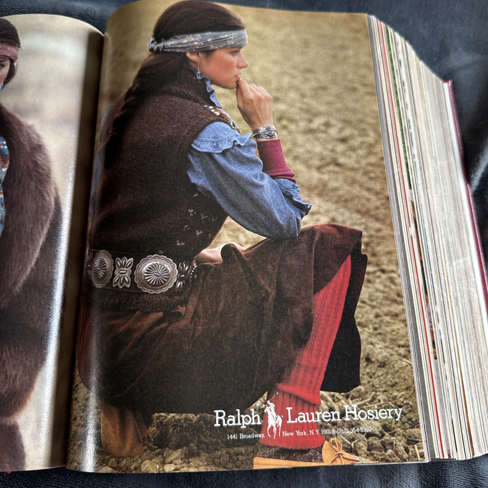 “Vogue Magazine Bound Set x 6 Issues” July-December 1981