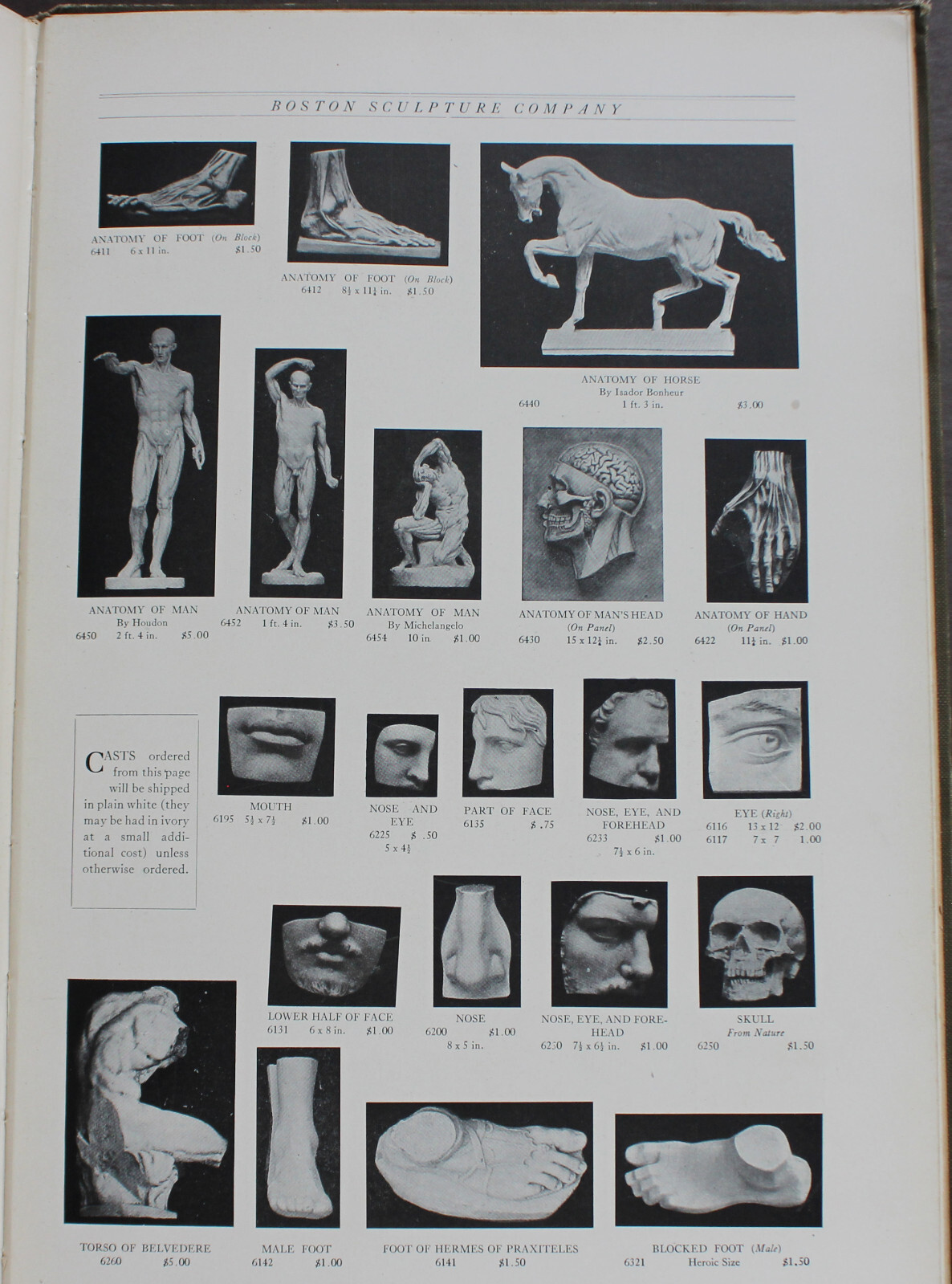 Rare Antique Old Book Boston Sculpture Company 1912 Illustrated Lincoln Occult +