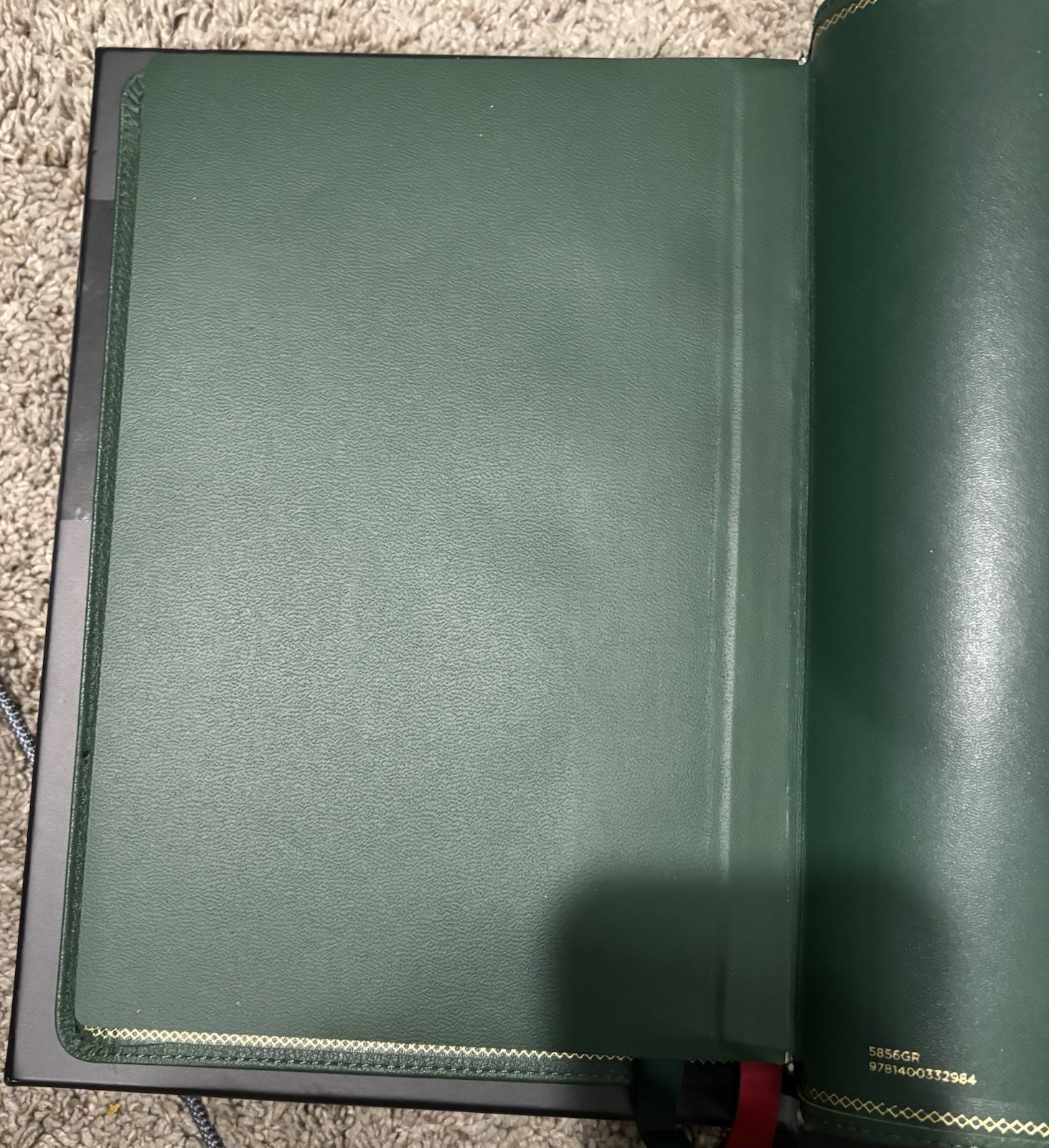 Thomas Nelson Nkjv Large Print Thinline. Limited Edition Green Goatskin