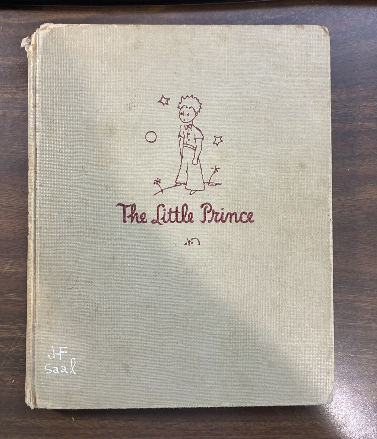 The Little Prince-1943 vintage school library book