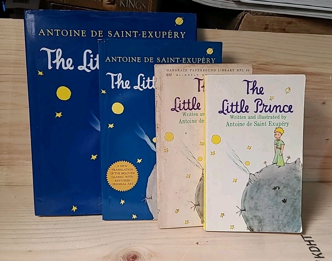 The Little Prince Lot 4 Antoine de Saint Exupery HC & PB Various Editions