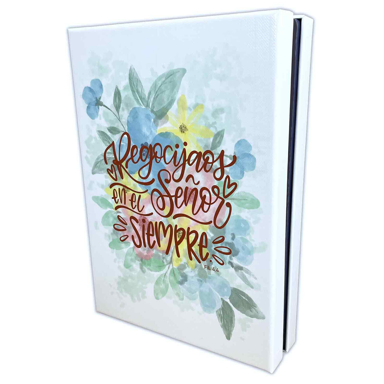 Biblia de Estudio Ser Mujer RV1960 blanco floral con indice – para mujeres