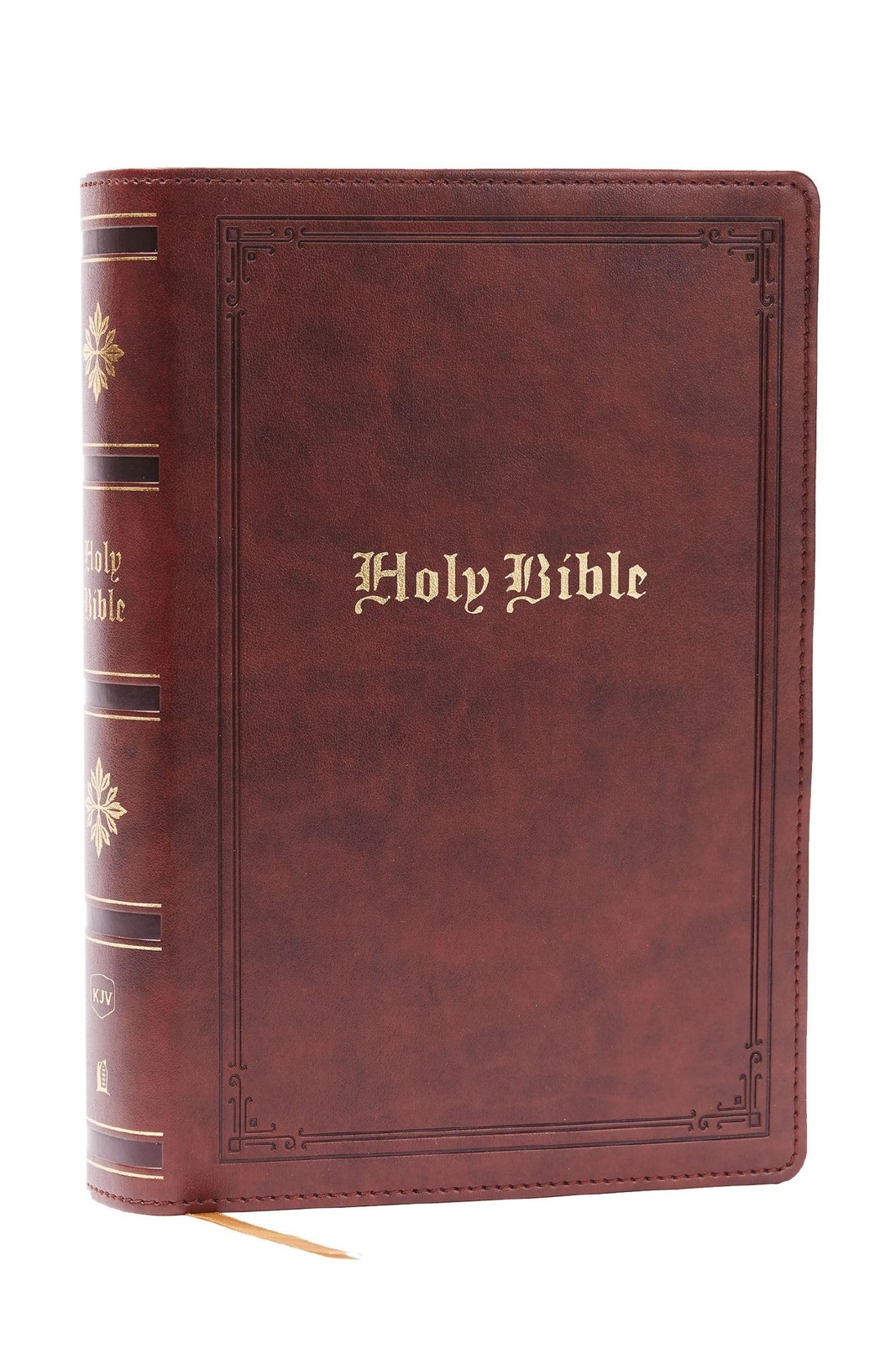 KJV Holy Bible: Personal Size Giant Print, Brown Leathersoft, Red Letter,…