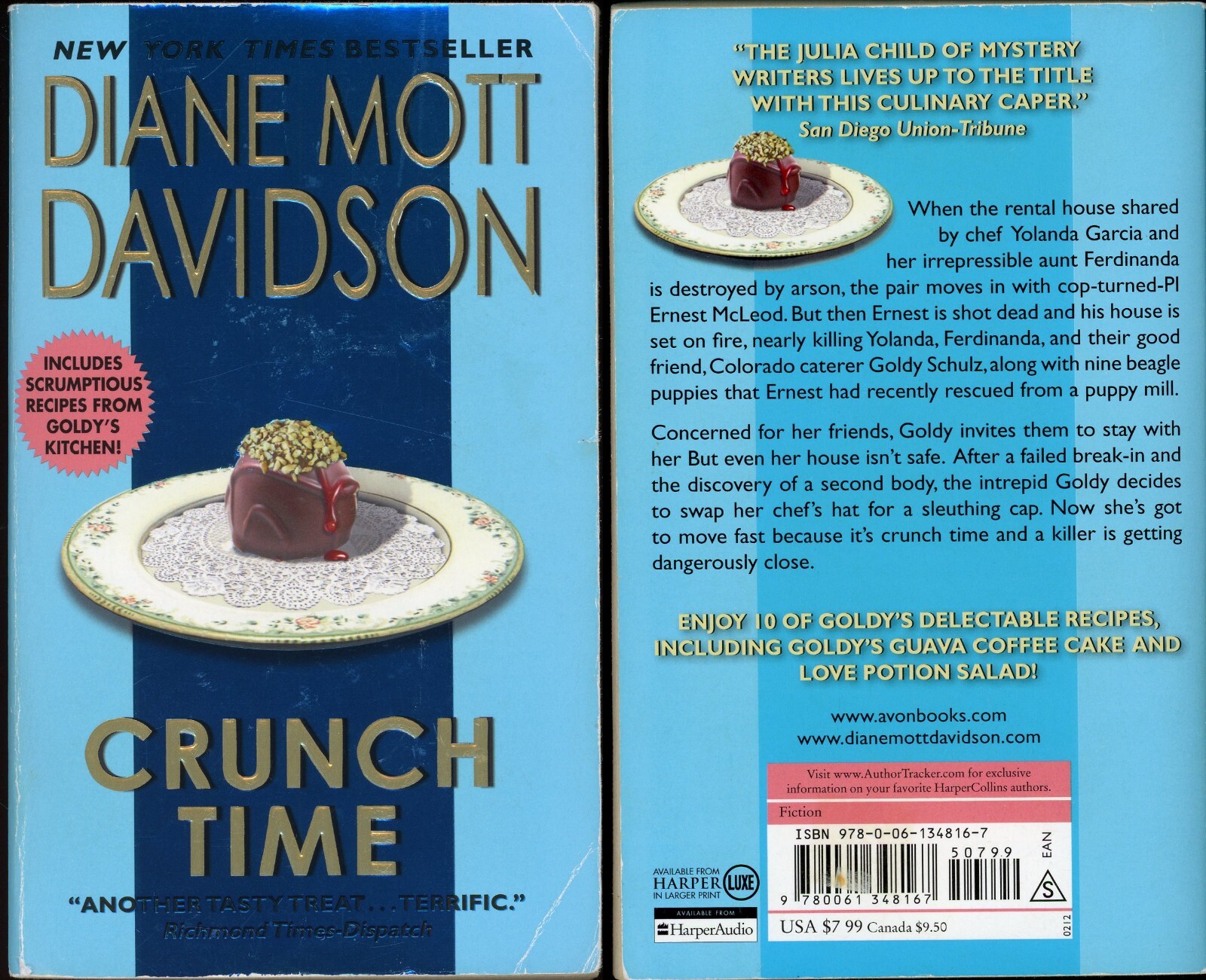Goldy Schulz Culinary Mystery Lot of 8 Paperback by Diane Davidson