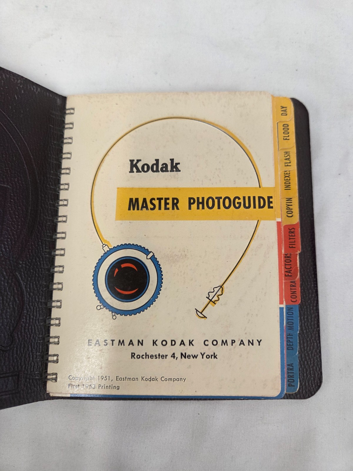 Kodak Master Photoguide 1953 Pocket Size 32 Pages Eastman Kodak Company