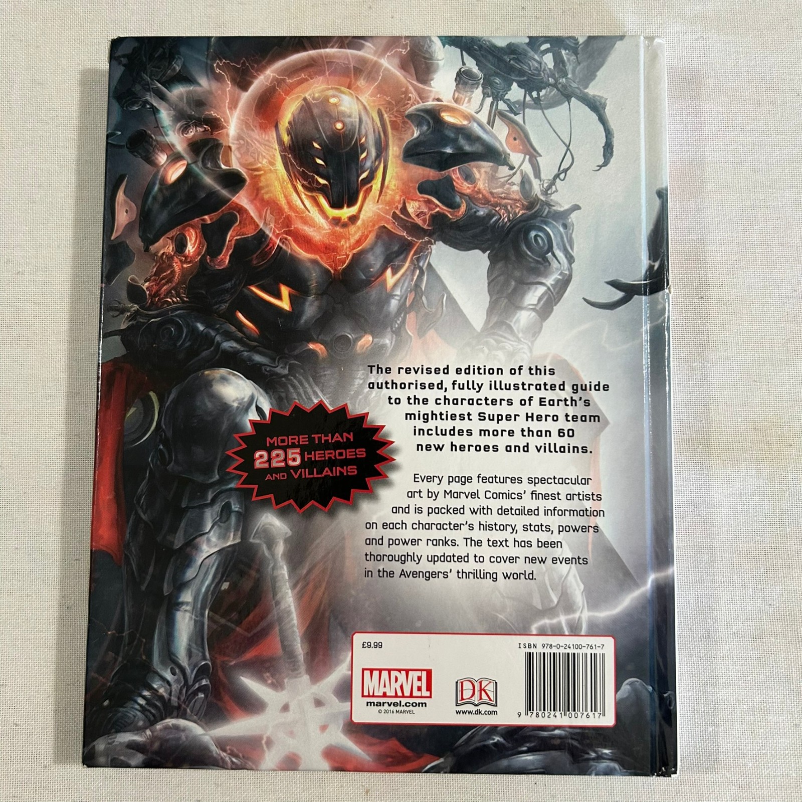 Marvel Avengers The Ultimate Character Guide Updated Hard Cover Book 2016