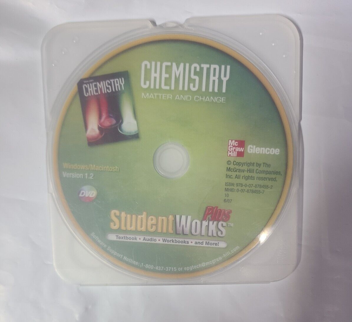 CHEMISTRY StudentWorks Plus on CD-ROM (Ver 1/2)McGraw Hill/Glencoe LN