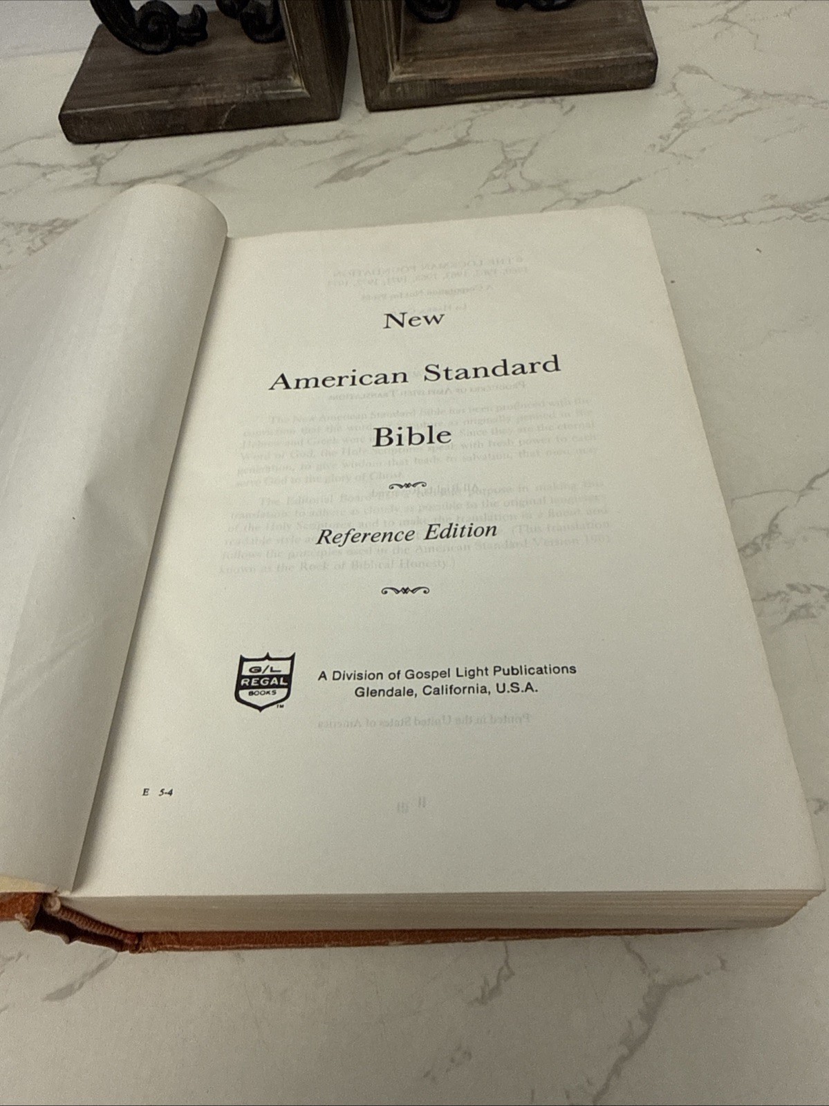 Vintage New American Standard Bible 1973 Reference Edition Hardcover