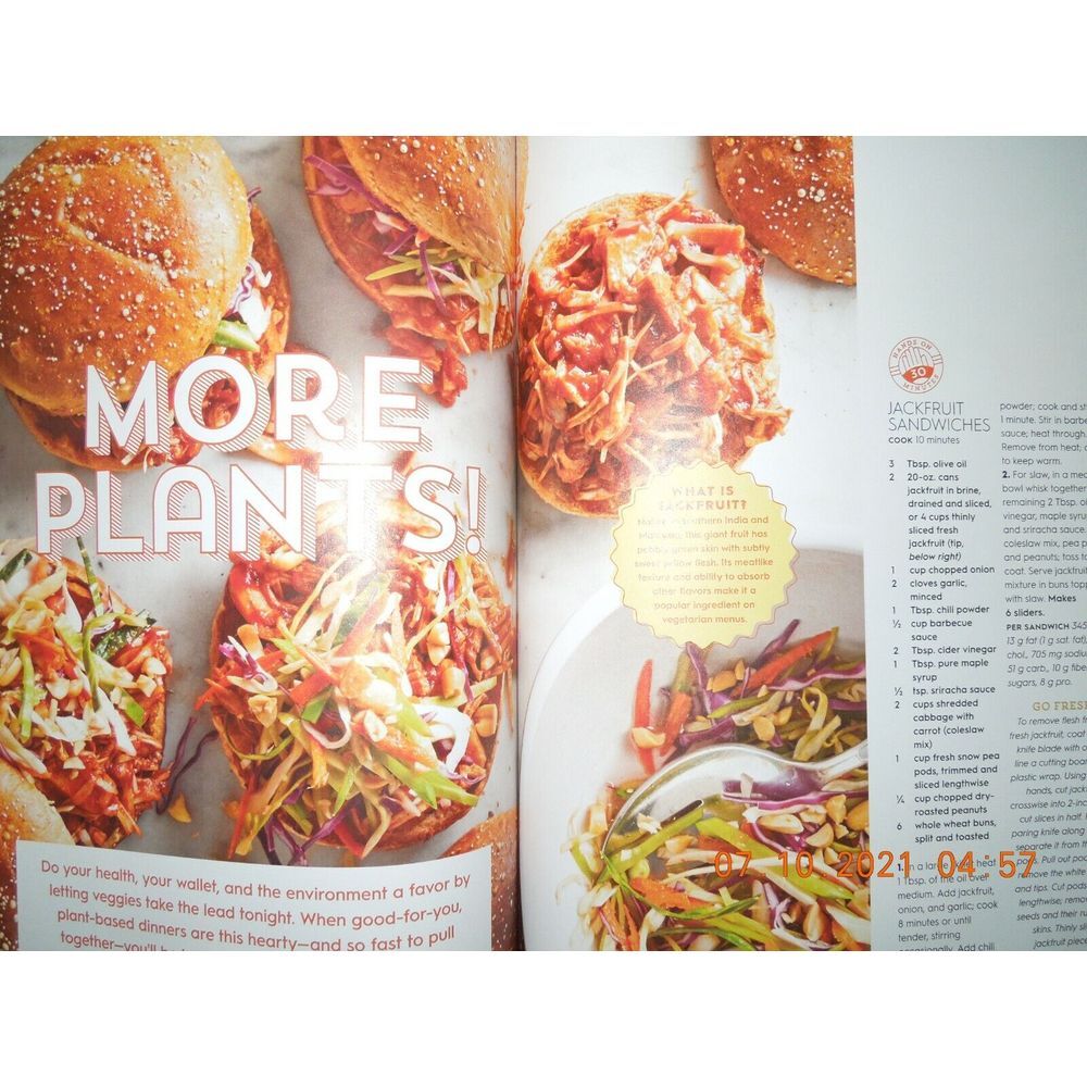 FAST & HEALTHY bh&g EAT BETTER fresh 30-minute meals WHOLESOME SNACKS