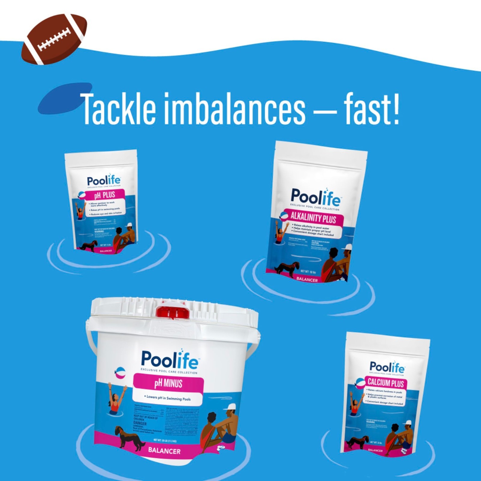 Pool Stabilizer & Conditioner 4 lbs – Water Balance, pH Control, Algaecide