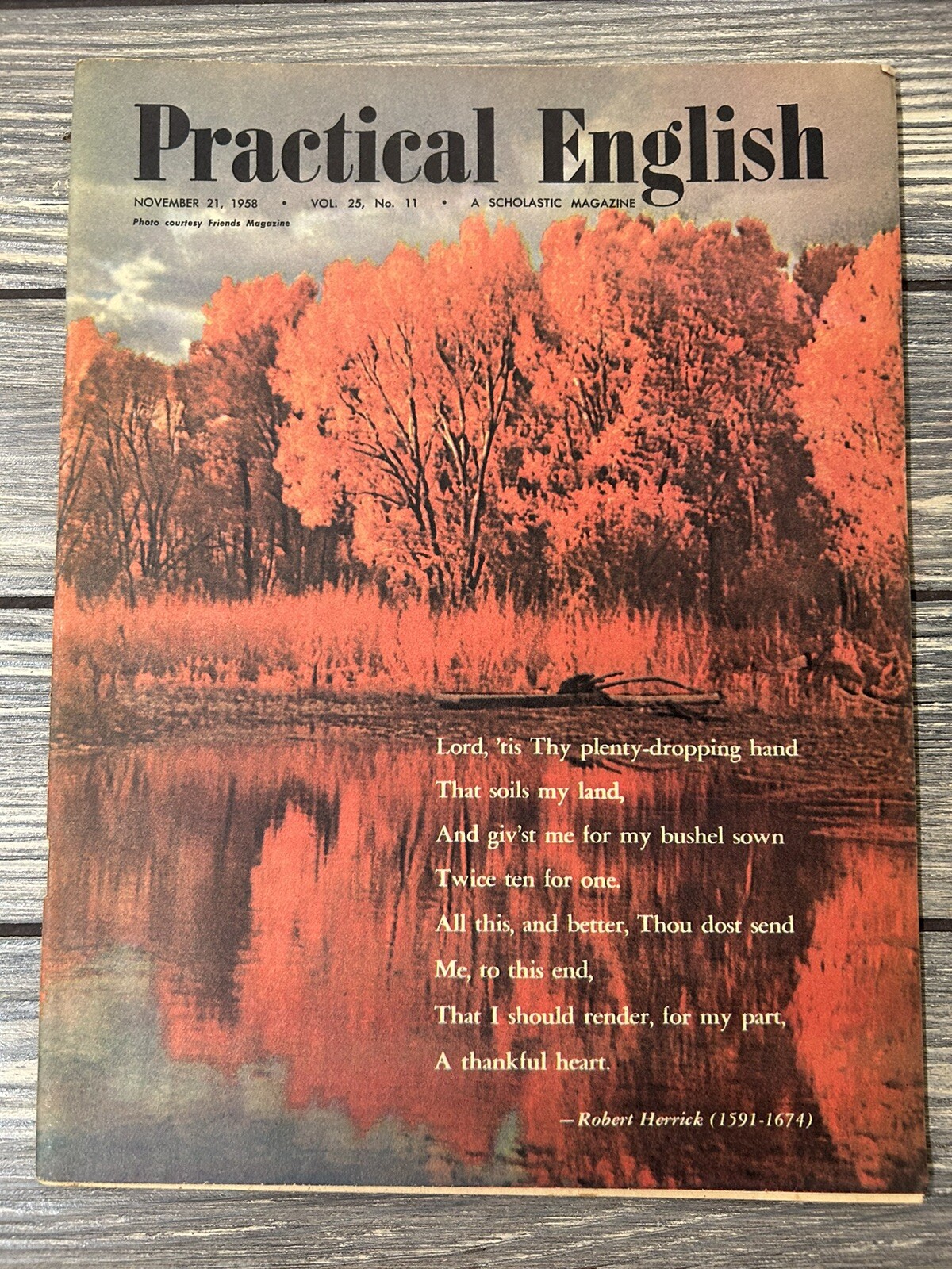 Vintage November 21 1958 Practical English A Scholastic Magazine Vol 25 No 11
