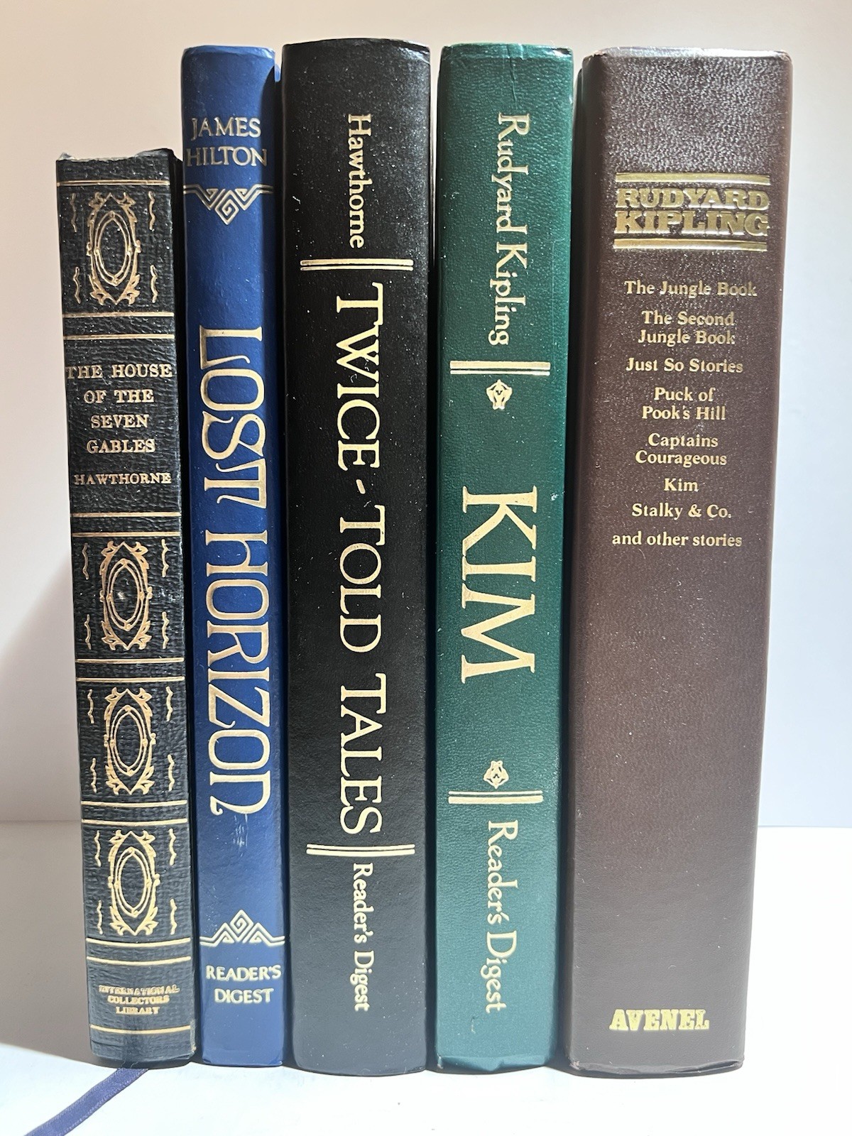 Vintage Mixed Publisher Hardcover Classics Lot – 5 Elegant Books!