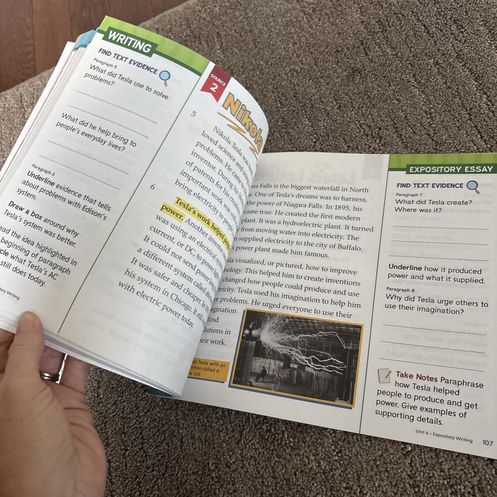 MCGRAW HILL Wonders – Teachers Edition Reading Education Book – Grade 2 / Unit 6